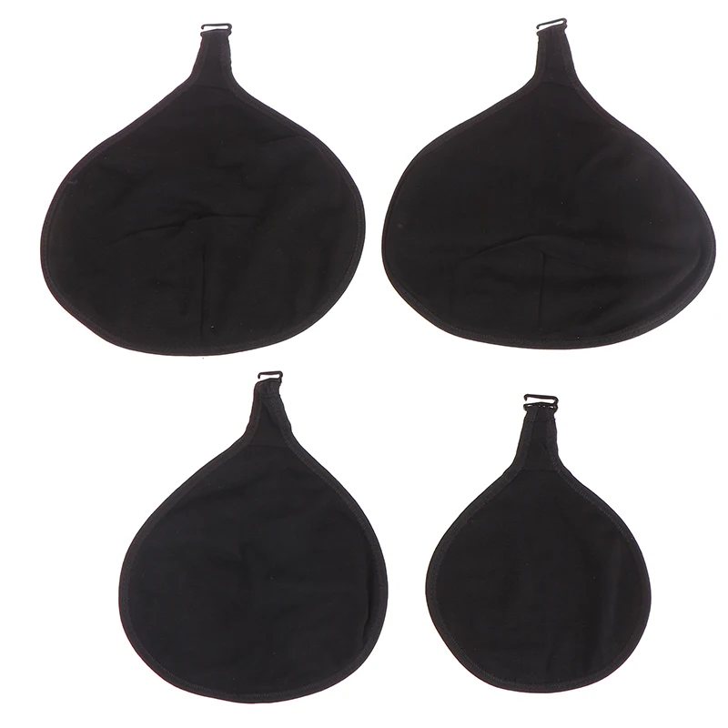 Women Silicone Breast Forms Protective Cover Cotton Protect Pocket For Mastectomy Prosthesis Artificial Triangle Fake Boobs