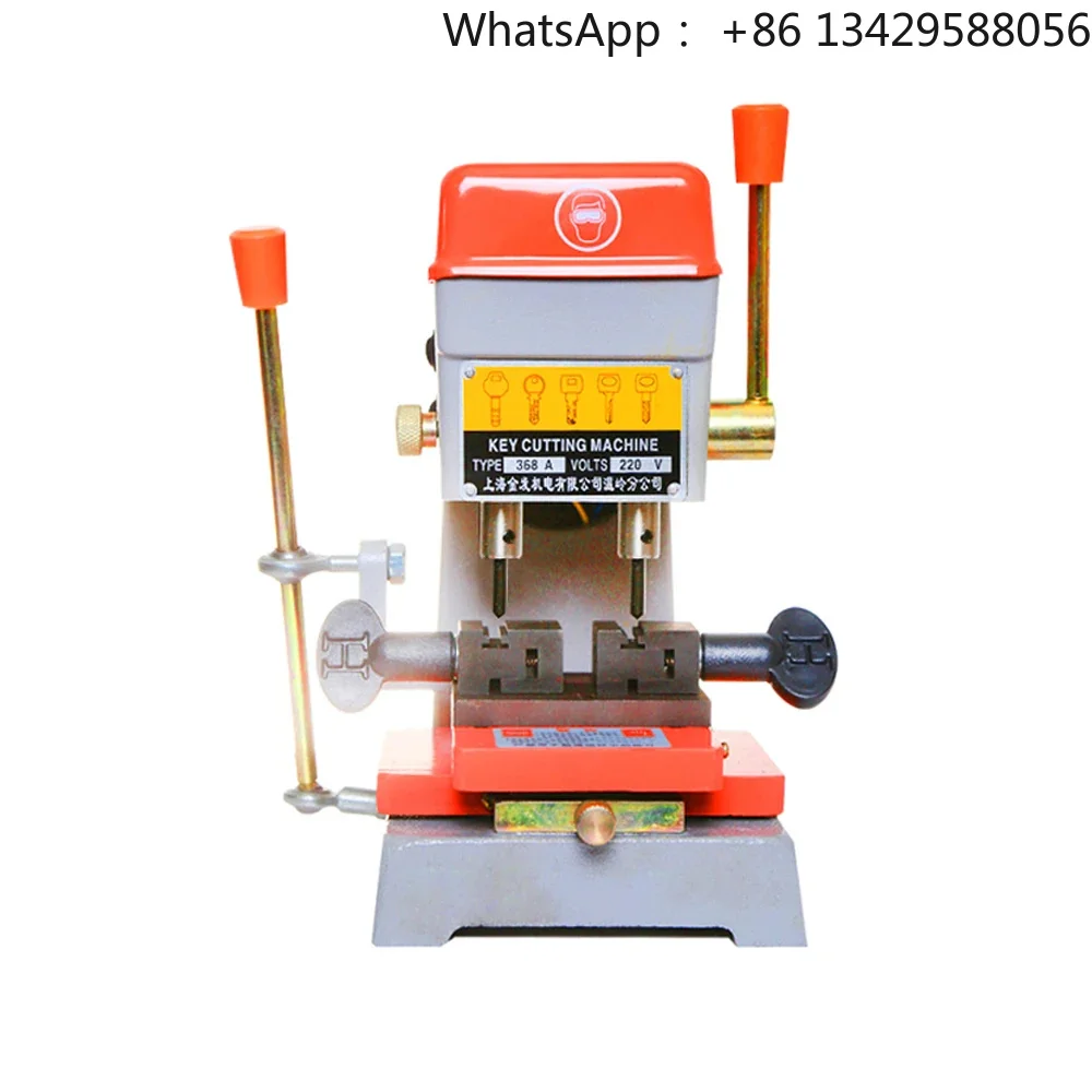 368A Vertical Key Cutting Machine Key Hole Slot Milling Machine for Duplicating Security Keys Locksmith Tools Lock Pick Set 220V
