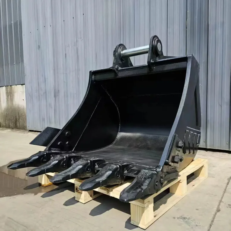 

For Sea Shipping CustomizedCustomised 5 Ton HD Backhoe Excavator Attachment Heavy Duty Rock Teeth Bucket New Product