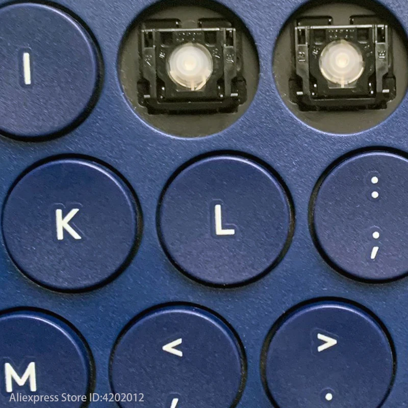الأزرق استبدال لوحة المفاتيح الكمبيوتر المحمول مفتاح ومقاطع ل لوجيتك K380 L E G N M B V H S T X Z O P F غطاء Keycap والمفصلي #1