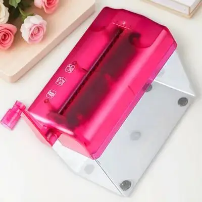 

Convenient Small Hand Shredder Manual Paper Shredder for Office Home School Use Easy Crank Operation No Power Needed Dust Box