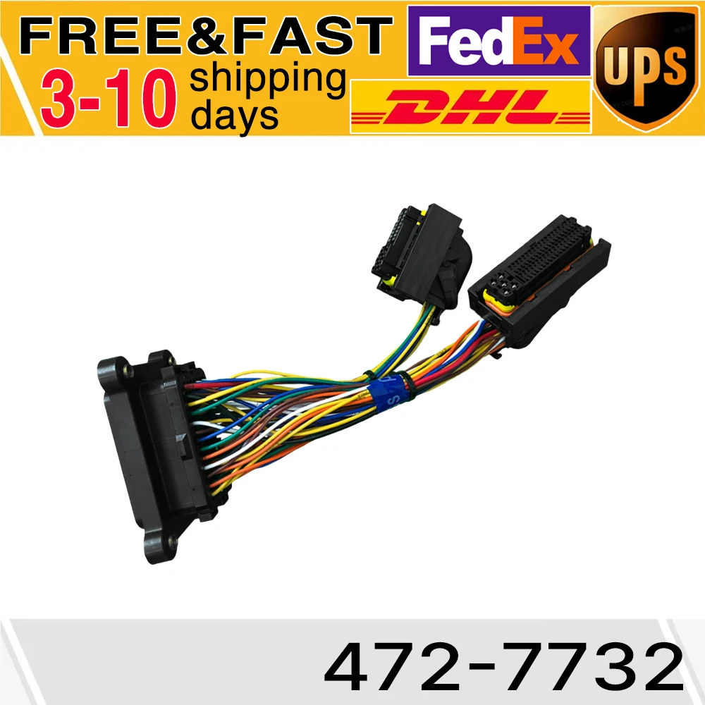

OEM 472-7732 ECM Control Wiring Harness Assembly for Caterpillar CAT Excavator 320D2 323D2 330D2 L Series Mobile Hyd Power Unit