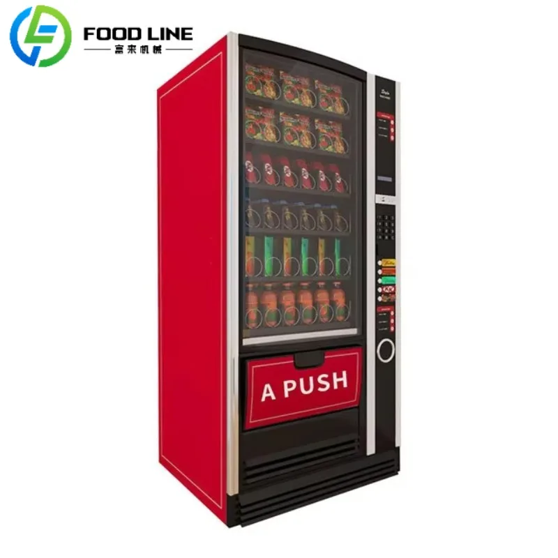 ألعاب آلة بيع الصندوق الكبير المخصصة من FL مع قارئ البطاقات باللون الوردي سعة 19 لترًا لآلة بيع أجهزة الصراف الآلي المائية