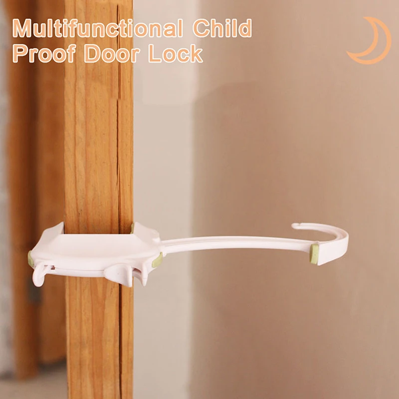 

Child Proof Door Lock Pinch Guard For Door Knobs Lever Handles Easy To Install,No Tools Or Tape Required,Baby Safety Door Lock