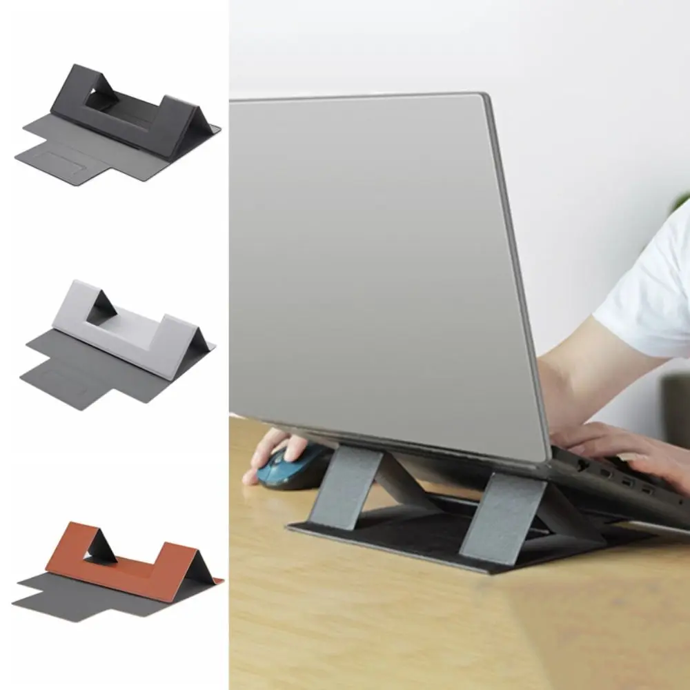 

Складная подставка для ноутбука, ультратонкий невидимый дизайн, держатель для ноутбука, портативный охлаждающий кронштейн для ноутбука с регулируемой высотой, домашний