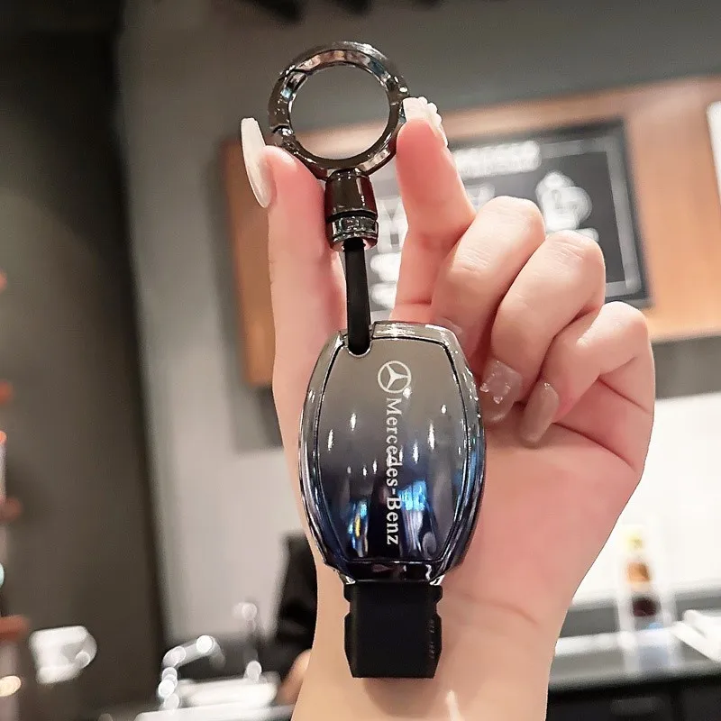 حافظة مفاتيح السيارة من البولي يوريثان غطاء شل أصحاب اكسسوارات لمرسيدس بنز ABC E Class GLS AMG GLA GLK W205 W212 GLC CLS CLA W204 W463 #6