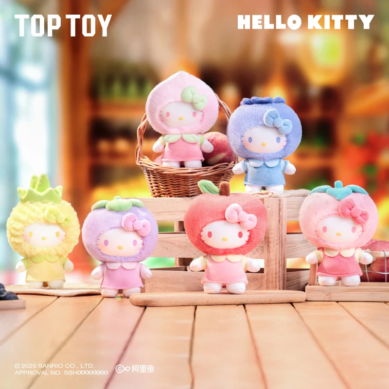 

TOPTOY Official Sanrio HelloKitty Fruity Paradise Series Vinyl Plush Blind Box Guess Bag Toys Doll Cute Anime Figure Ornaments