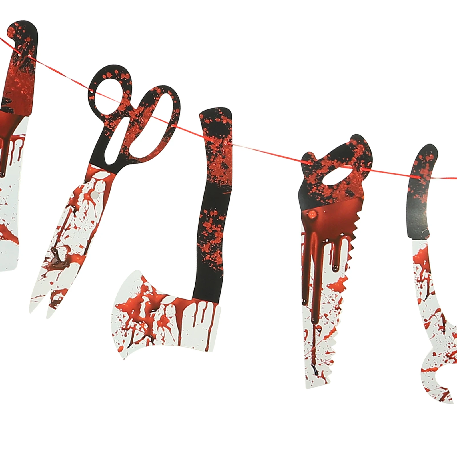 

4 Sets Skull Pull Flag Halloween Decorartions Banner for Party Decoration Indoor Decorations Decorative The