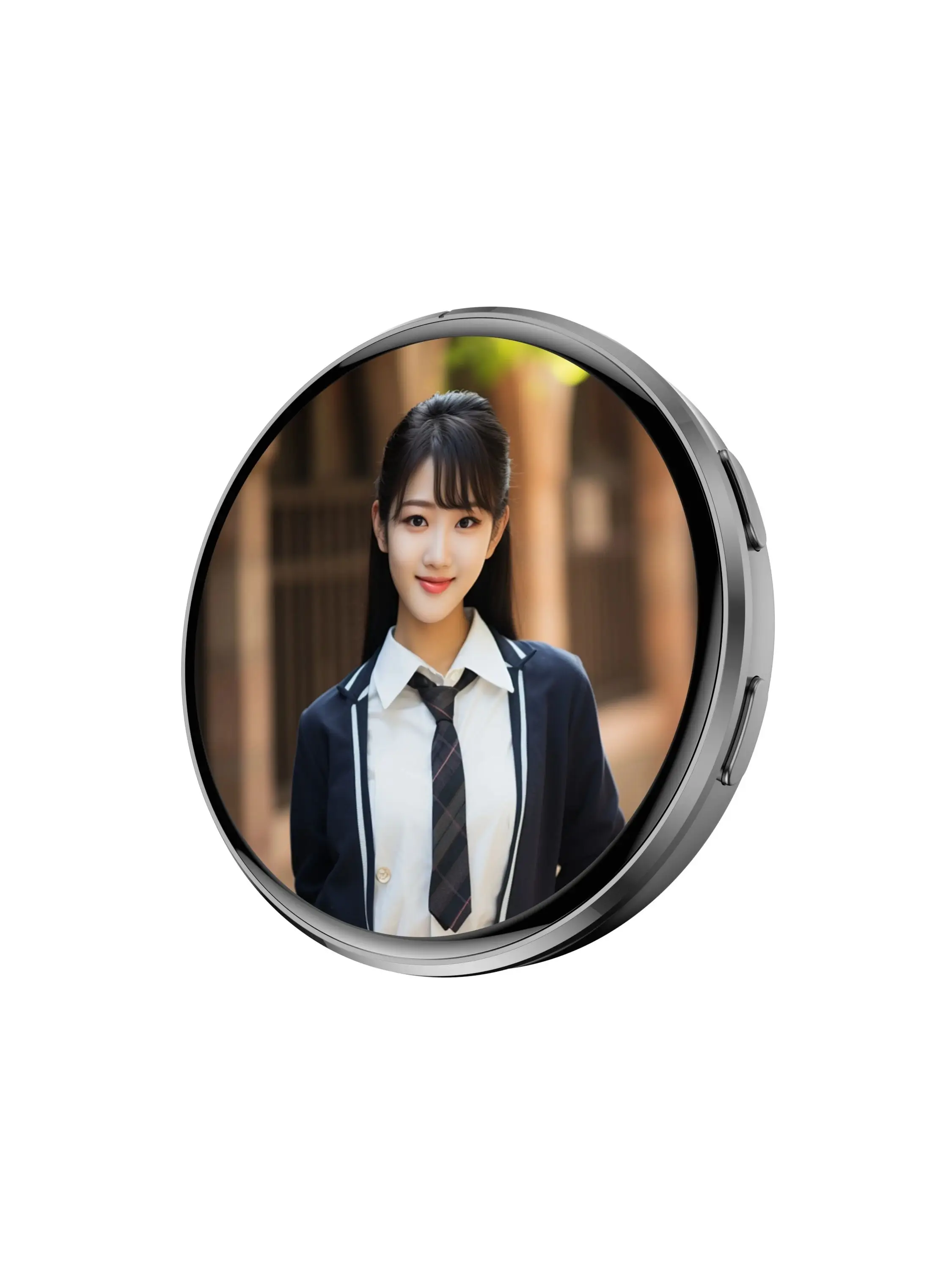 Smart Bluetooth Anime Digital Badge - 7 Color LED, App Control, Changing Images At Will，Creative Badge Schoolbag Decoration Pin