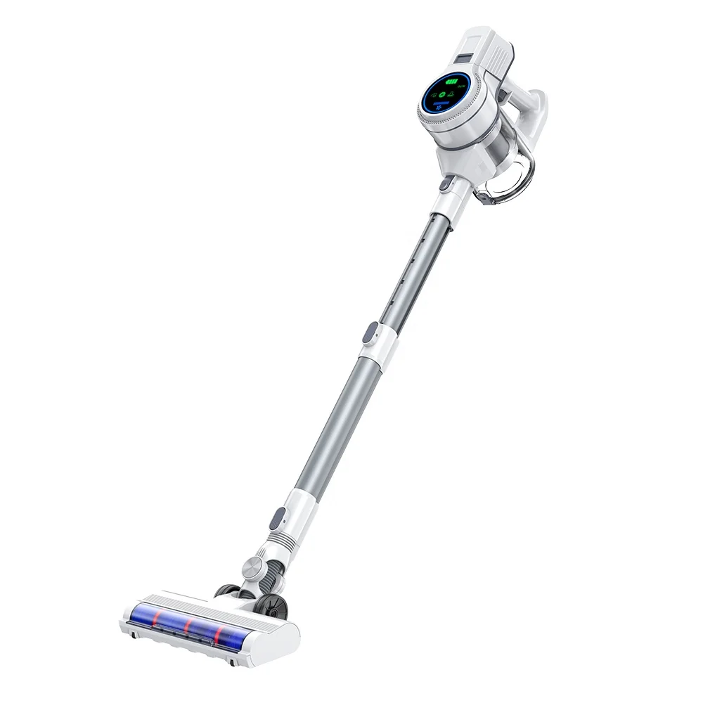 LED Screen Battery Powered 2 in 1 BLDC Cyclone Cordless Vacuum Cleaner