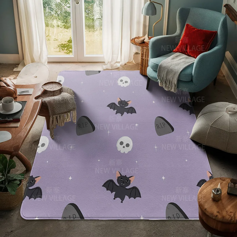 House entrance carpet Home door mat Living Room Bath Foot bathroom non-slip water absorption rugs bath Halloween Autumn Pumpkin