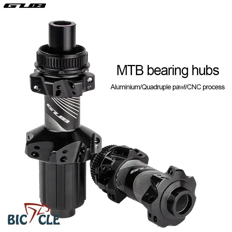 GUB 1531 Bicycle Barrel Axle Hubs MTB 28-hole High-precision Aluminum Alloy Hubs With 2 Front And 4 Rear Bearings For Bike Parts