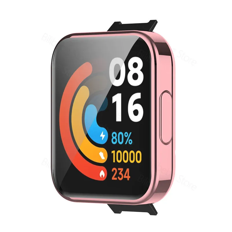 Proteggi schermo per Xiaomi Poco Watch Case Cover in vetro temperato per Xiaomi Poco Watch custodia protettiva antiurto in TPU