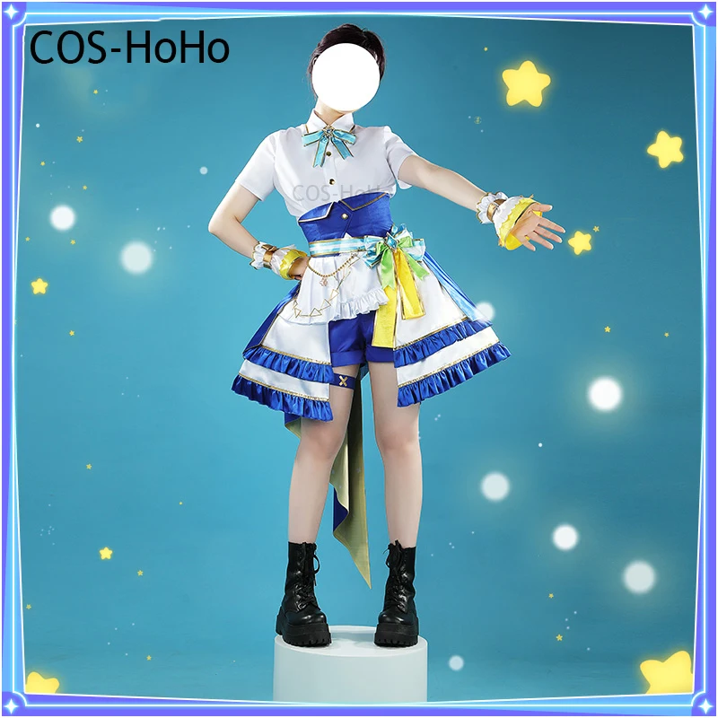 COS-HoHo Vtuber Hololive Ozora/Houshou Marine/Nekomata Okayu Game Suit Sweet Lovely Cosplay Costume Halloween Party Outfit