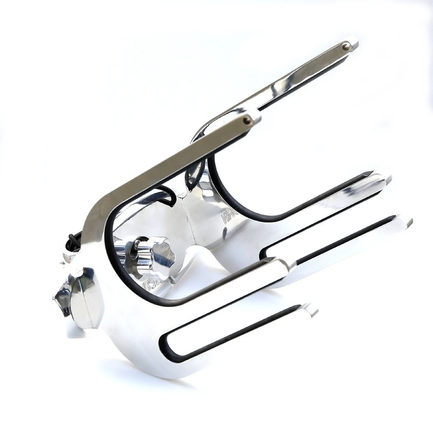 Reborn Aluminium Pro Quick Release Kneeboard and Wakeboard Combo Rack Polished Wakeboard Tower Rack