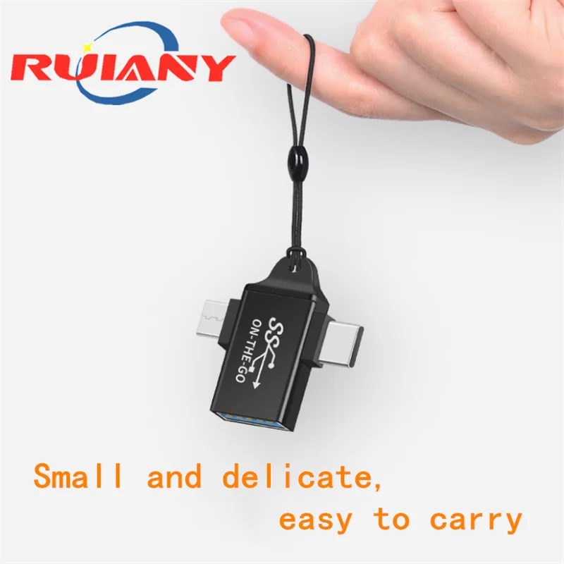 Mobile phone connect USB USB USB universal charging converter android otg adapter Android