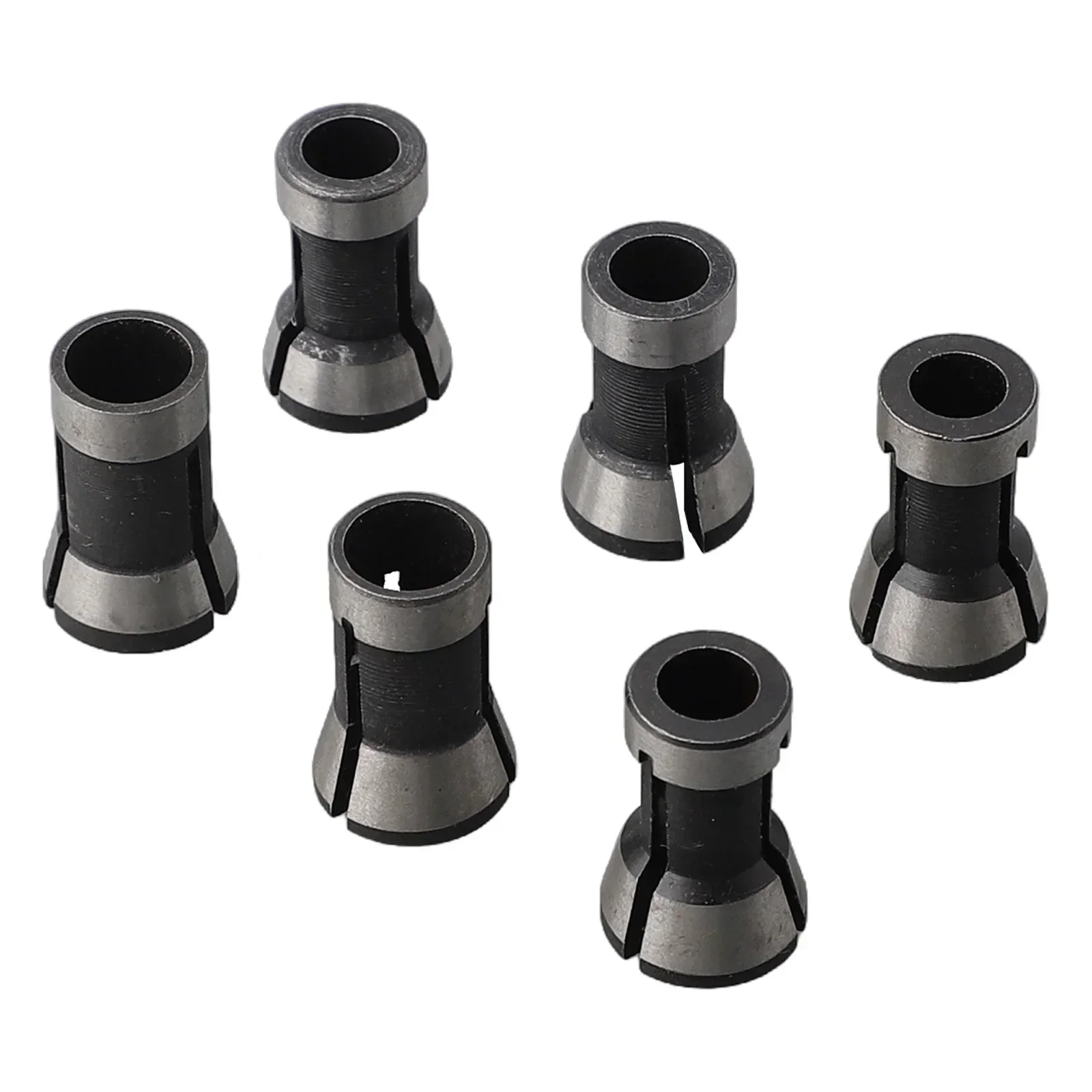 For Trimming Engraving Machine Collet Adapter Bit Collet 6 Pieces Height 20mm Router For Trimming Engraving Machine