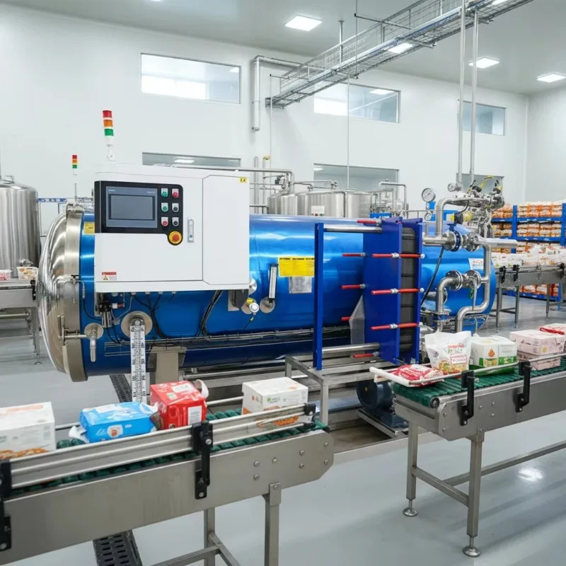 Customized Automatic High Quality Water Spray Retort Machine for Tuna Fish
