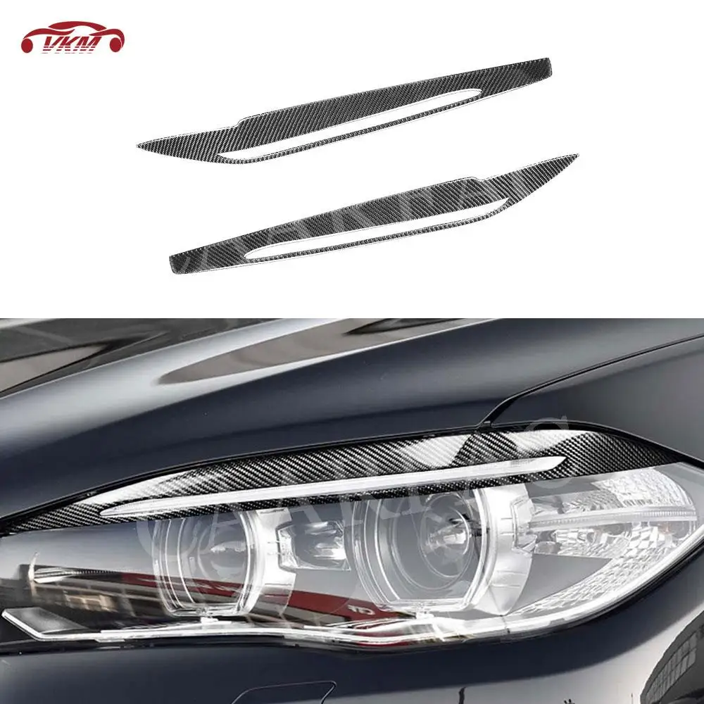 

Carbon Fiber Front Bumper Lip FogLamp Eyebrow Car interior Decoration For BMW X5 F15 2014 2015 2016 2017 2018