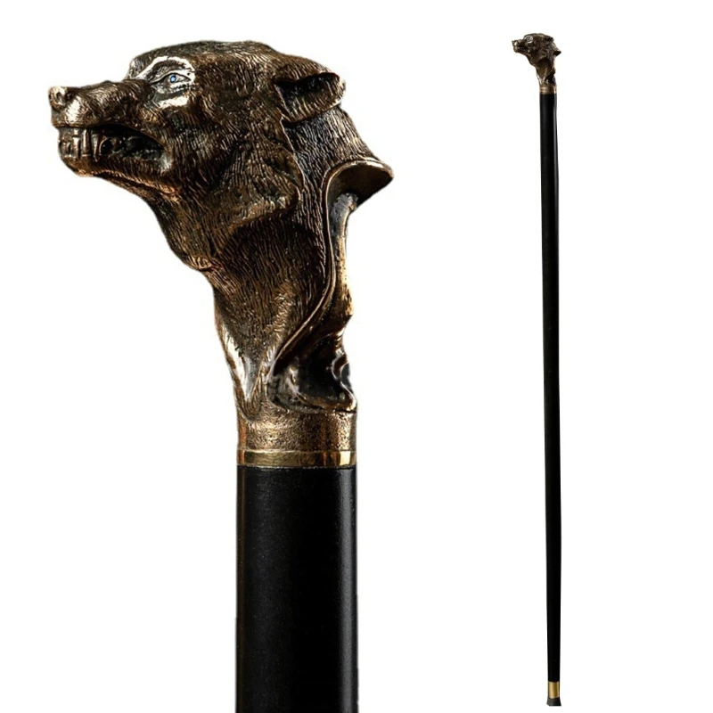 Wolf  Handle Walking   Walking Cane for Men Women Gift Walking Pole