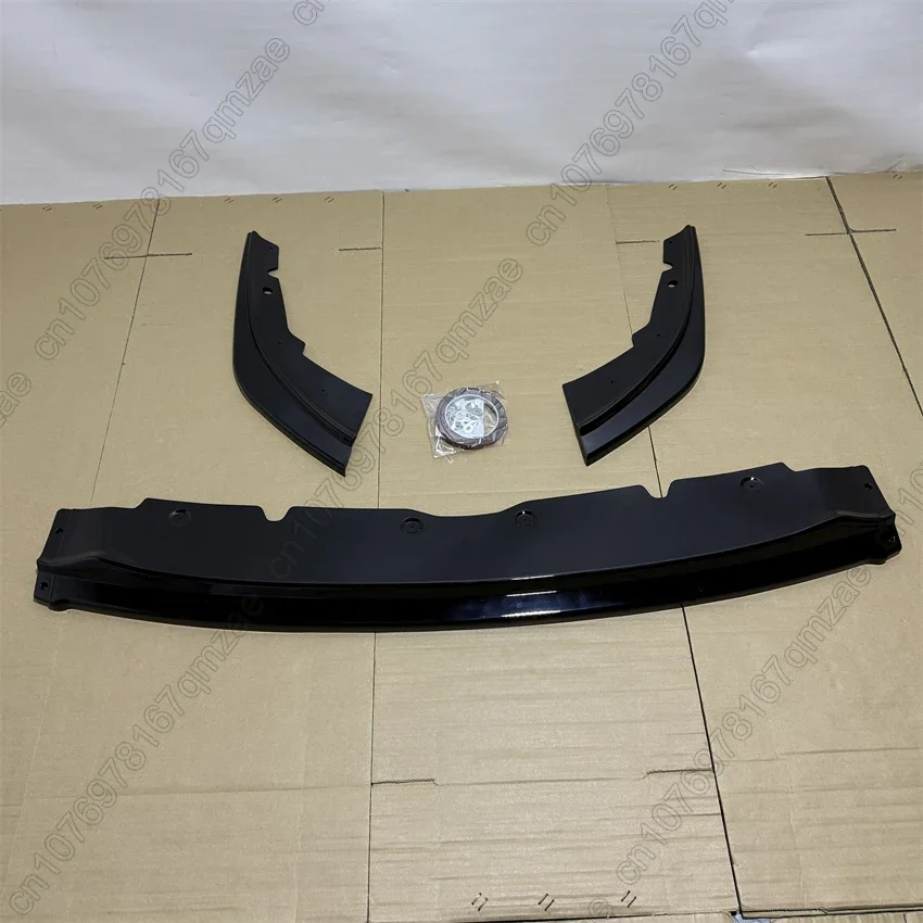 For BMW 1 Serie F40 M Sport 118i 120d 128ti M135i 2020-2024 Car Front Bumper Lip Splitter Diffuser Body Kits Spoiler Gloss Black