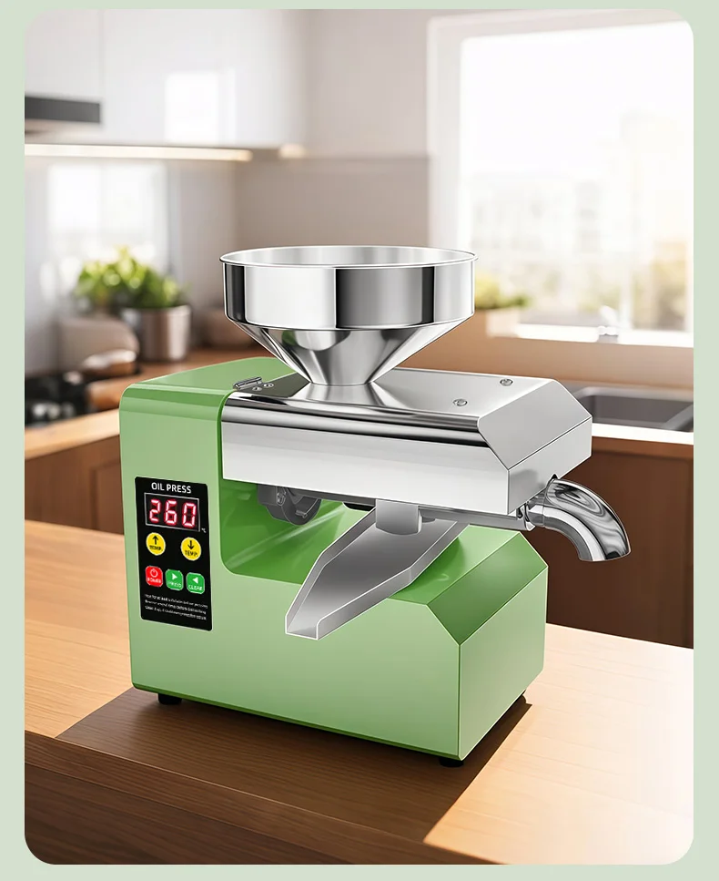 

Машина для прессования масла R6S нового дизайна, пресс для арахисового кунжутного кокосового масла с контролем температуры и времени