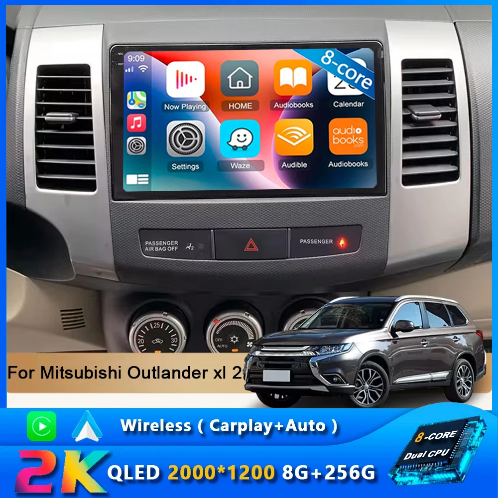 

Автомагнитола на Android 14, мультимедийный плеер для Mitsubishi Outlander xl 2 2005-2012, для Citroen C-Crosser, для Peugeot 4007 2007-2013