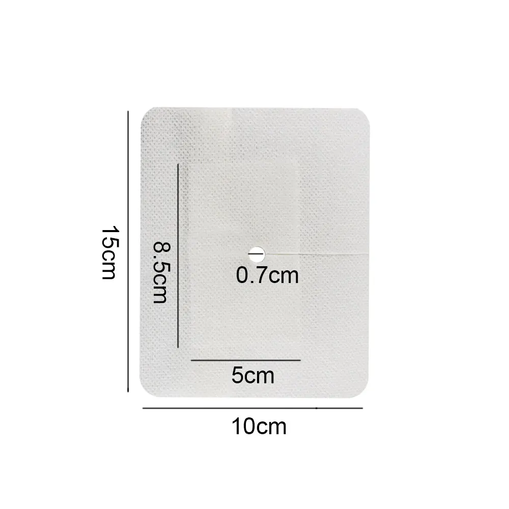 5-100 Pieces High Quality Drainage Catheter Fixed Adhesive Sterile Patch with Hole Accessories