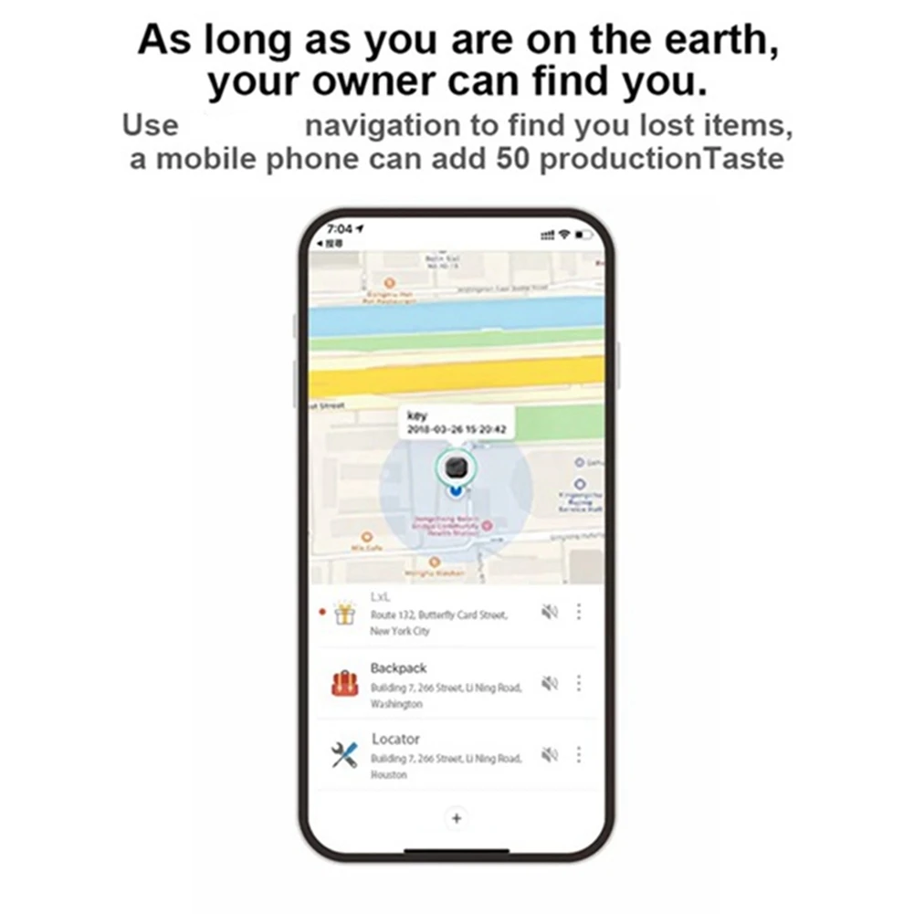 

2 Pcs Anti-Lost Keychain Smart Tag Finder Device GPS Bi-Directional Alarm Tracker Phone Wallet Pet Child Key Locator Easy To Use