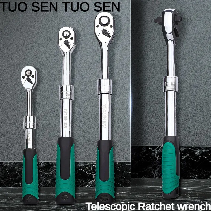 soquete extensivel ratchet wrench grupo quick release spanner ferramenta de mao 72 dente flex head 14 38 12 01