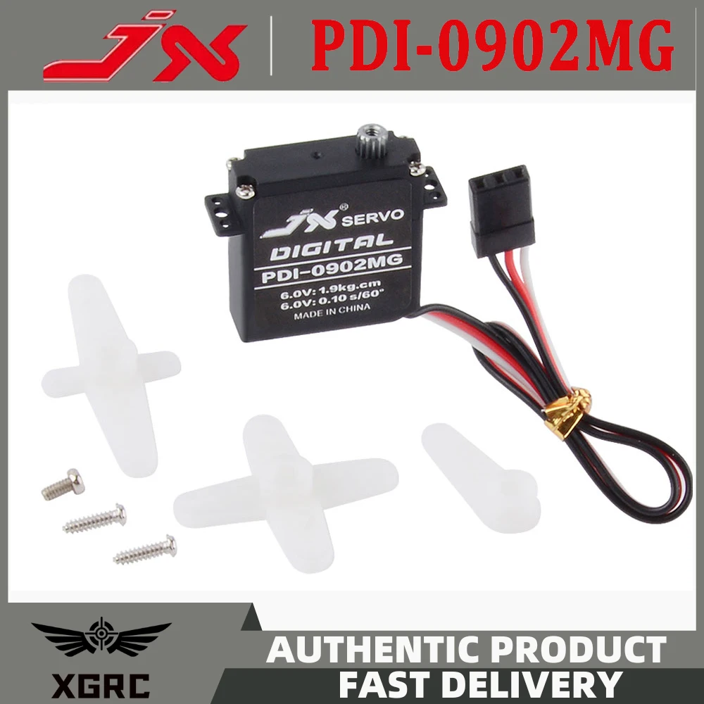 

Цифровой стандартный сервопривод JX PDI-0902MG 9,4g 2,6 кг с высоким крутящим моментом для радиоуправляемого самолета робота вертолета