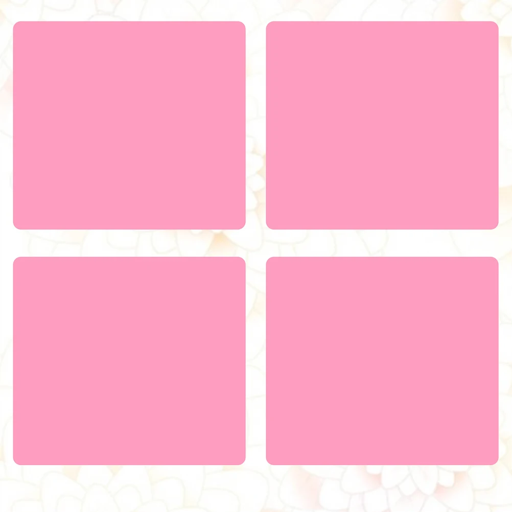 

4 Pcs Waterproof Placemats Silicone Baby Infant Eatting Non Slip Kitchen Hotel Office Decor Home Textiles