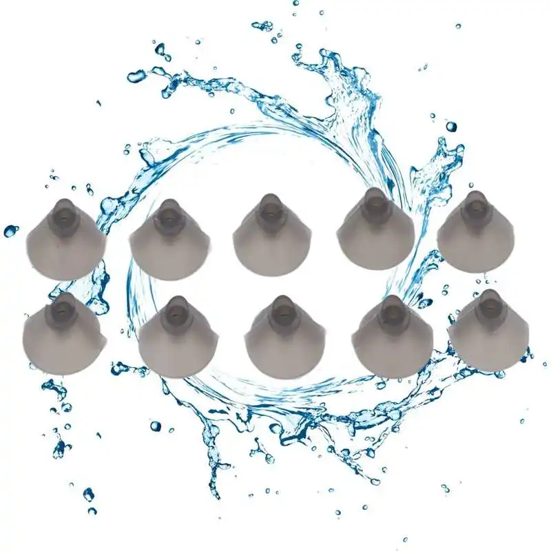 10pcs Hearing Aid Eartips Washable Detachable Static Soft Silicone Hearing Aid Domes Hearing Aid Accessories