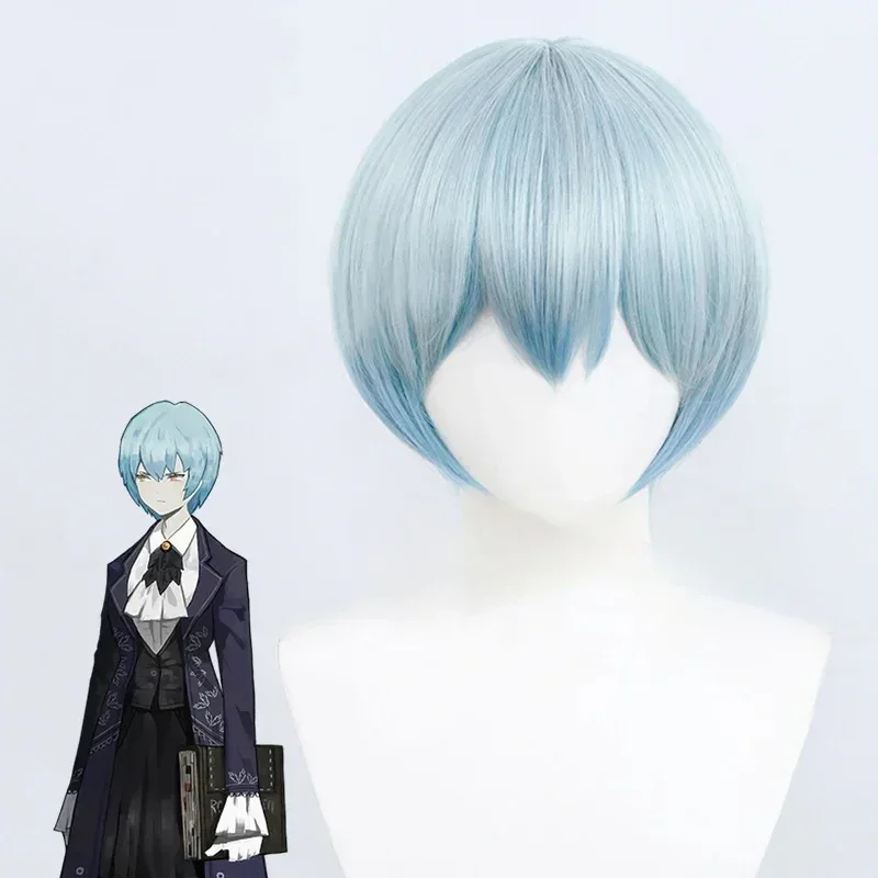 

Game Library Of Ruina Angela Cosplay Wig Adult Unisex Short Synthetic Heat Resistant Hair Wigs Halloween Costume Role Play Prop