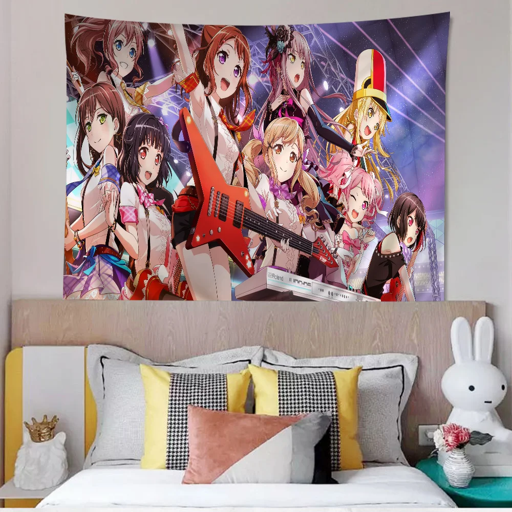 G-Girls Band C-Cry N-Nina Momoka Subaru Tomo Hanging Bohemian Tapestry Cheap Hippie Tapestries Mandala Wall Hanging Home Decor