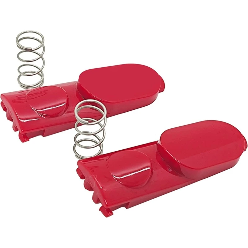 Pacote com 2 travas de clipe de alta qualidade para tubo de varinha de extensão de peça de acionamento elétrico V7 V 8 V10 V11 e