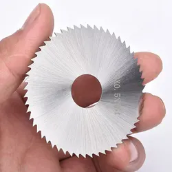 63mm Ultra-thin High-speed Steel Saw Blade HSS High-speed Steel Fine-toothed Saw Blade White Steel Cutting Slice Chopsticks