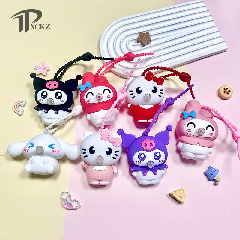 

Sanrio Kuromi My Melody мультфильм аниме выдувные пузыри куклы игрушки Kawaii брелок милая школьная сумка Подвеска подарок для девочек