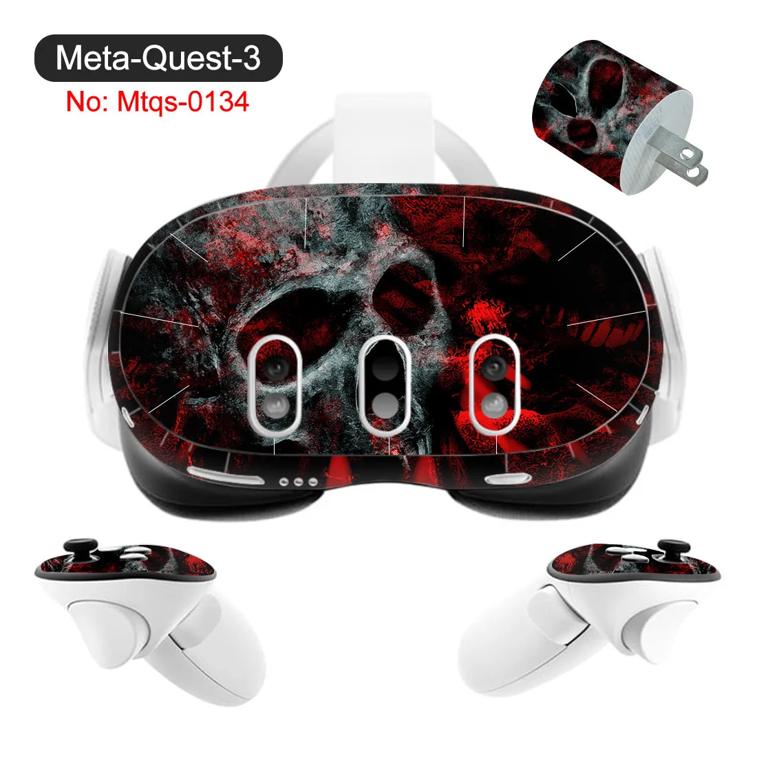 هدايا للاعبين لملحقات Meta Quest 3 مجموعة ملصقات مضحكة لسماعات الواقع الافتراضي