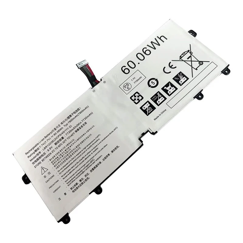 

LBR1223E Laptop Battery for LG Gram 13Z970 13Z975 14Z970 14Z980 14Z970A 15Z970 15Z975 15ZD970 15ZD975 15Z980 7.7V 60.06Wh