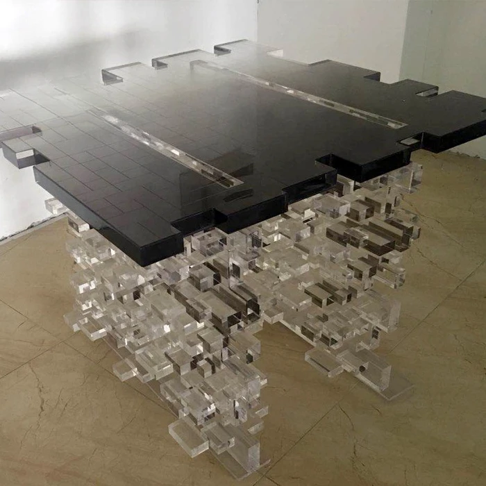 Modern design acrylic dining table  acrylic table