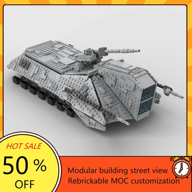 783PCS UT-AT 스타 디스트로이어 우주 전쟁 군사 MOC 우주선 전투 모델 맞춤 퍼즐 DIY 교육 조립 모델 장난감 선물