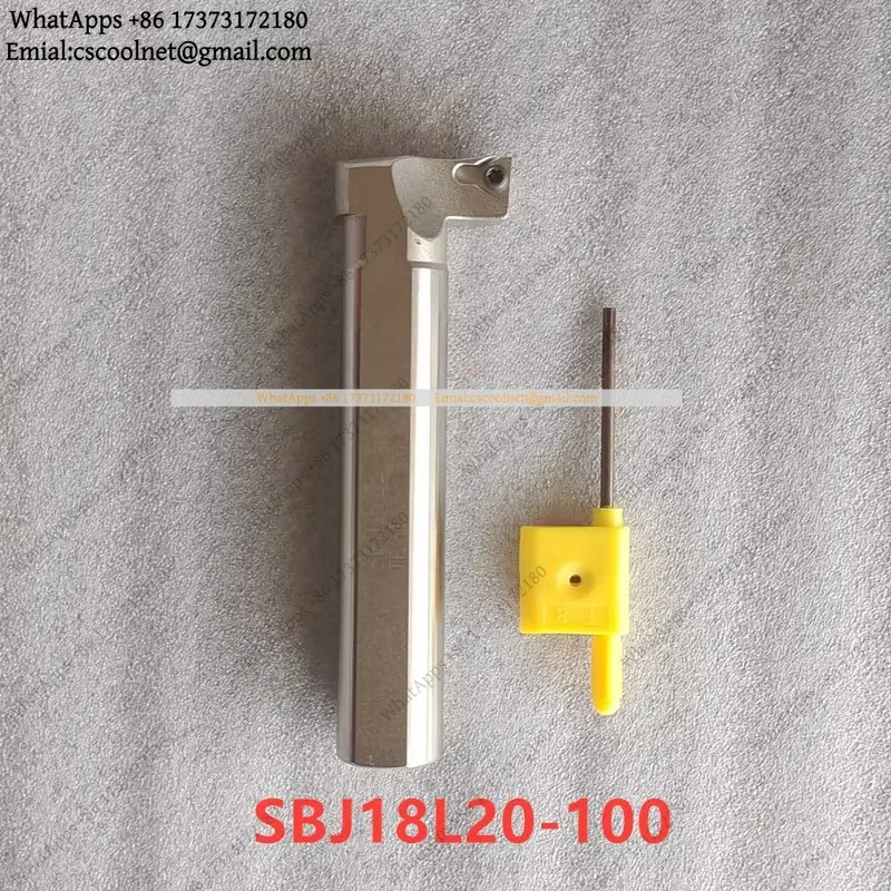 6pc SBJ18 Boring Bar Set for F1-18 Boring Head, Bore Dia 8-25mm, Compatible with Replaceable Inserts, Lathe Turning Tools