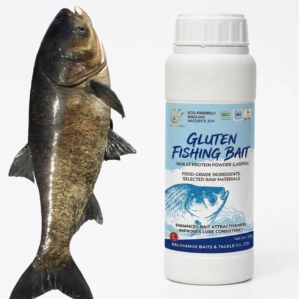 250g Glutenhaltiges Fischereiköder-Weizenproteinpulver mit Lasifen-Faserzusatz verbessert die Konsistenz von Karpfen- und Grobfischködern