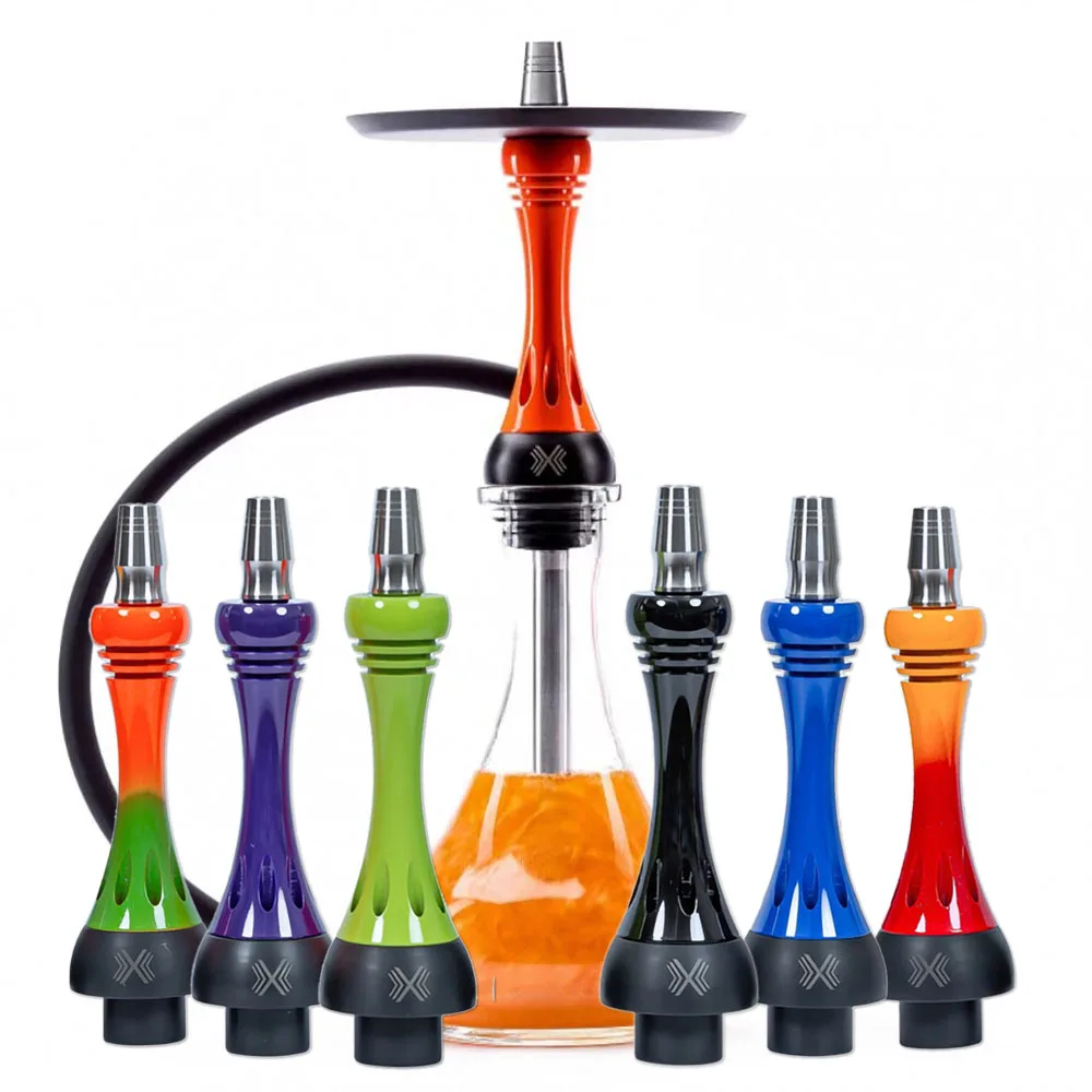 Hookah Set without Glass Vase,Stainless Steel Hookah Stem for Russia Shisha Chicha Nargile Cachimba