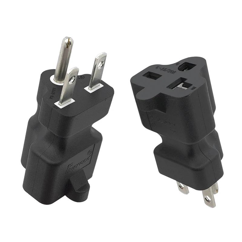 6-15P TO 6-15R, 6-15P Male to Nema 6-15/20R Comb Female AC Adapter, 15 Amp 250V to 20 Amp AC Power Adapter,6-15P TO 6-20R