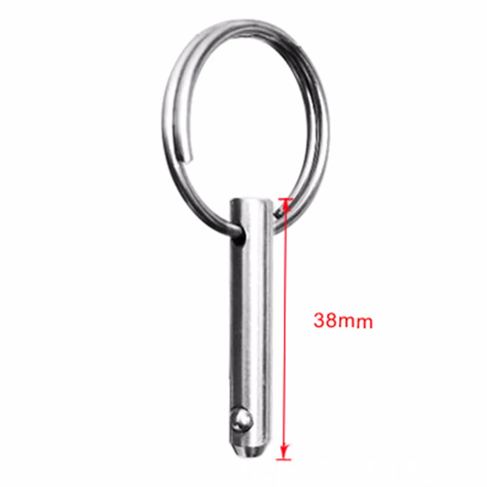 

4 pcs Grade Stainless Steel Spring Safety Pins Boat Parts And Accessories for Bimini Top Boat Hardware Clevis Accessories