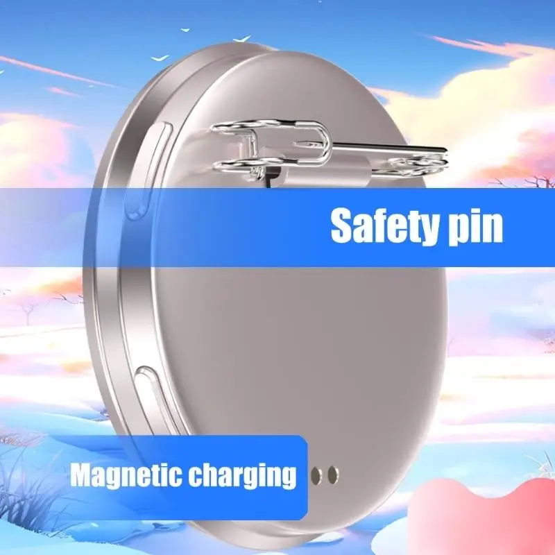 Customizable Electronic Badges Touch Control Animes Themed Backpacks Pin Decorative Accessories for Commuting Travel and School 