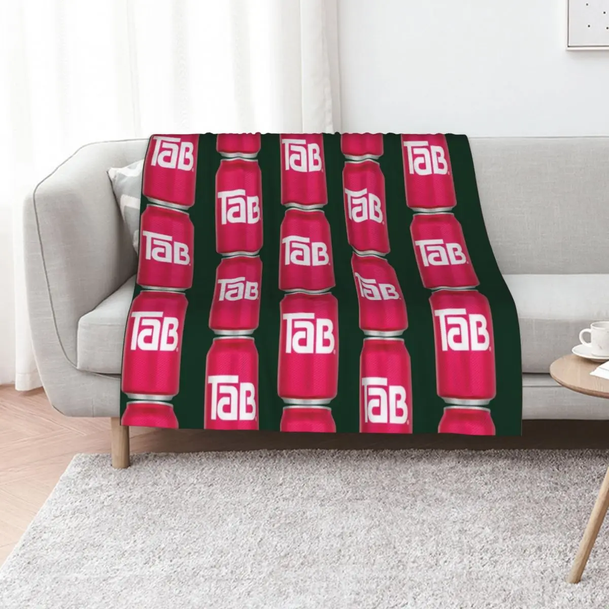 Tab- The Diet Drink of Tomorrow! Throw Blanket Camping Giant Sofa Decorative Sofa Retros Decoratives Tourist Blankets