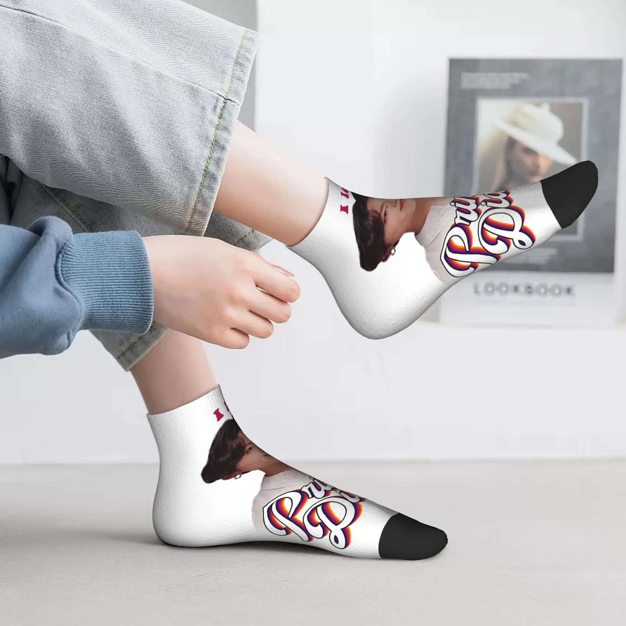 جوارب الأميرة ديانا جونغكوك kpop ريترو ميمي جوارب هاراجوكو الممتصة للعرق جميع المواسم إكسسوارات الجوارب لهدايا للجنسين
